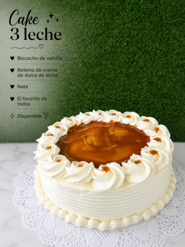 Cake 3 Leche Clásico's foto | Carly’s Cakes |  BizneCubano